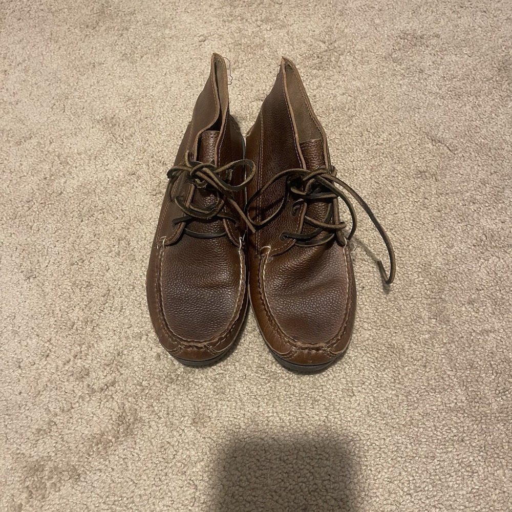 Men's  Custom Quoddy Kennebec Chukka Mens Leather Boots Size 8.5
